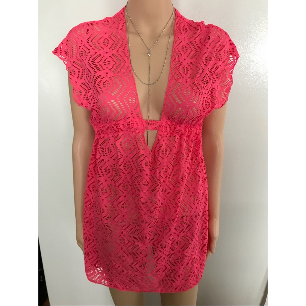 Women’s Pink Beach Cover Ups In Small